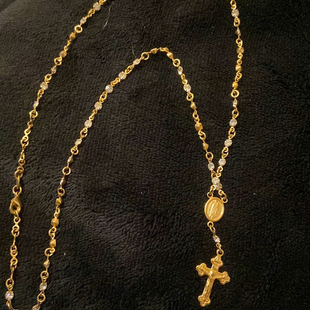 Gold plated necklace